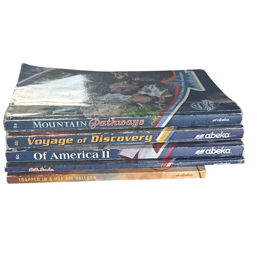 Abeka 6th Grade Homeschool Curriculum Reading History Literature Book Lot - Picture 5 of 6